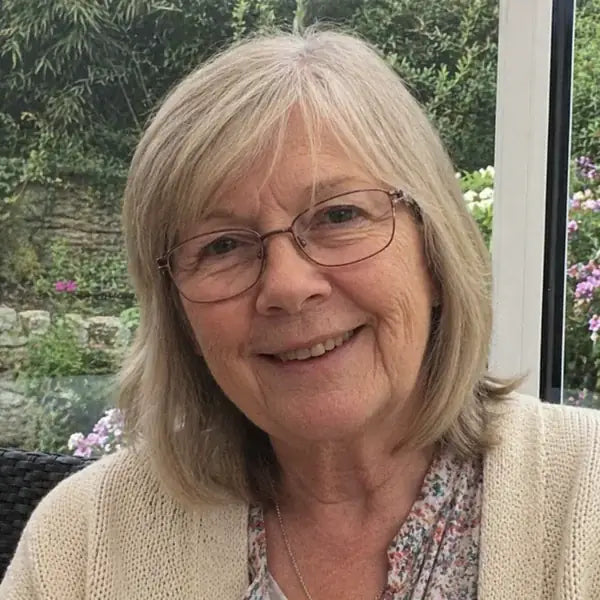 Margaret Wilson, 65, in her conservatory